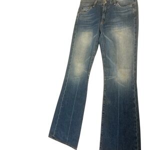 7 For All Mankind size 29 classic EUC MINT Women's Boot Cut Jeans in Faded Blue